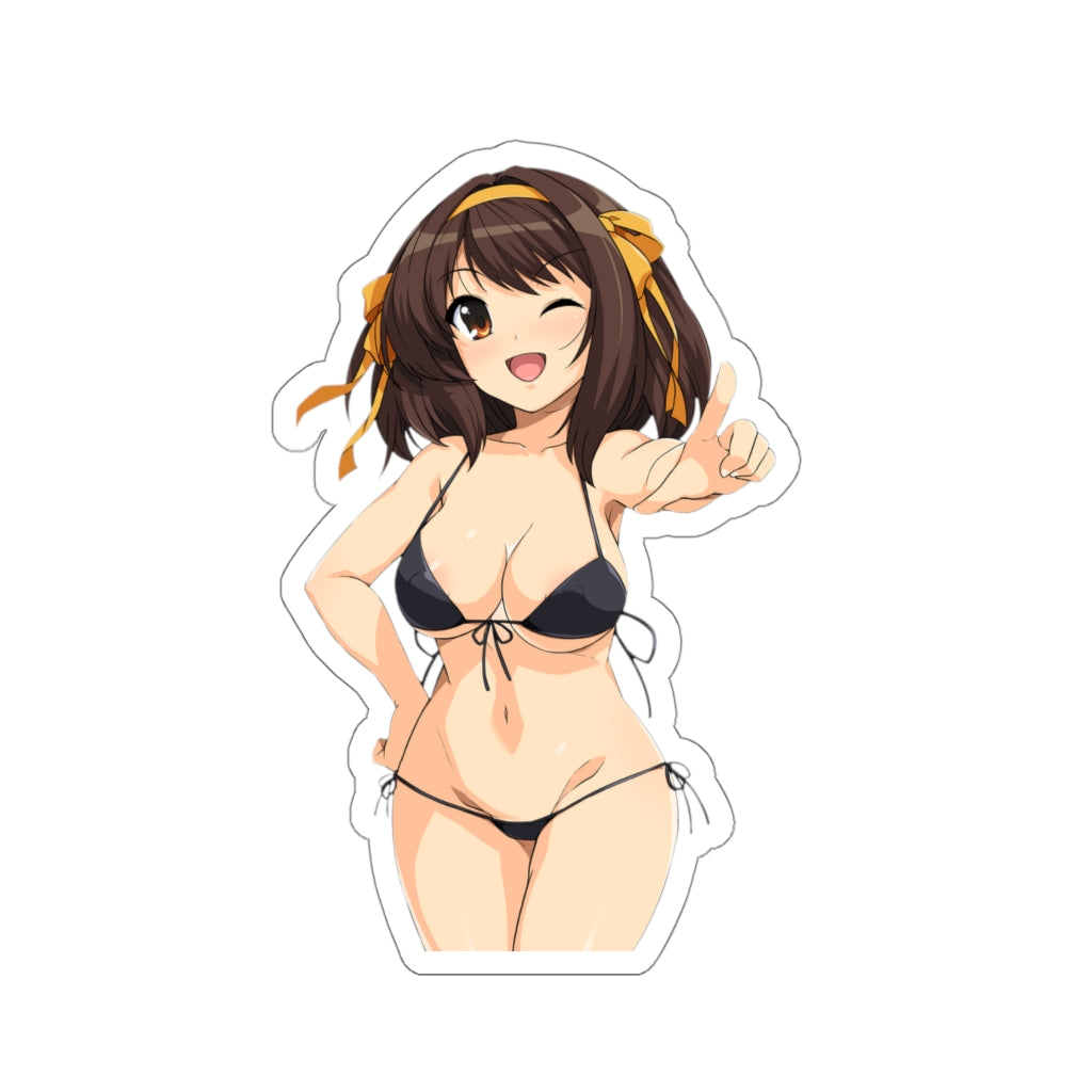 The Melancholy of Haruhi Suzumiya Sexy Bikini Waterproof Sticker - Ecchi Vinyl Decal