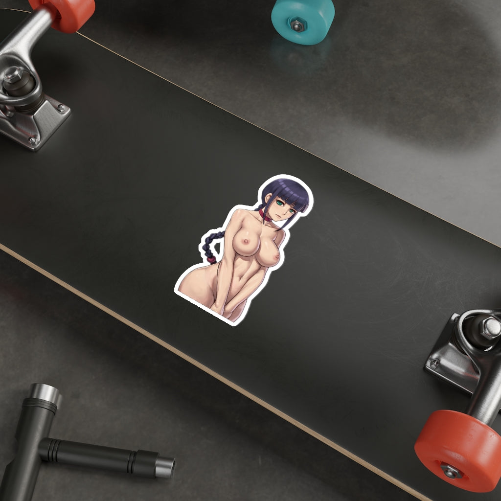 Topless Kurotsuchi Nemu Bleach Waterproof Sticker - Ecchi Vinyl Decal