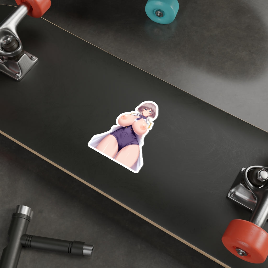 Mujina Gridman Big Nude Tits Waterproof Sticker - Ecchi Vinyl Decal