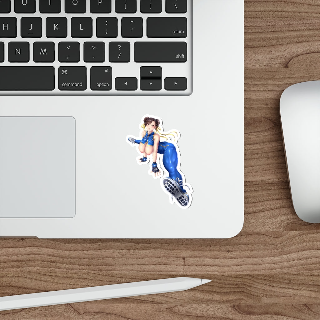 Chun Li Split Ecchi Waterproof Sticker - Vinyl Car Decal