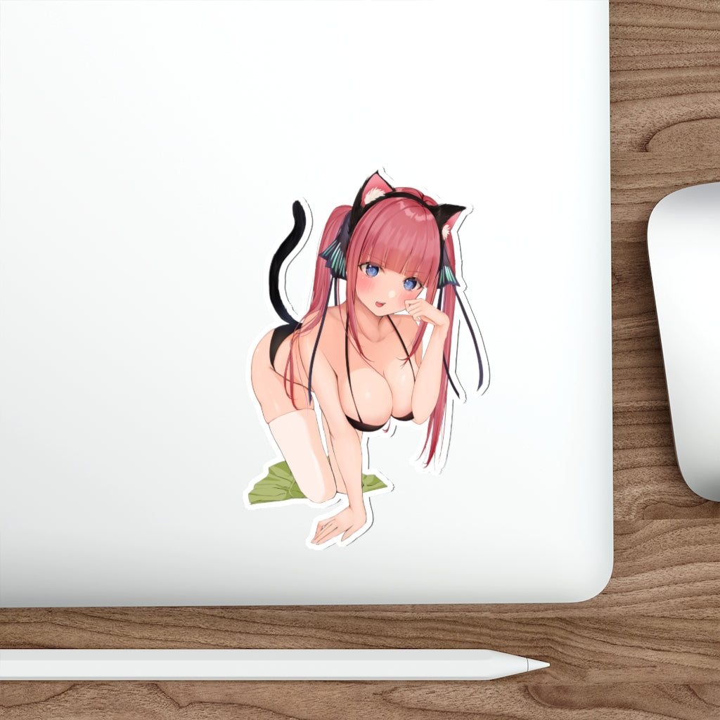 The Quintessential Quintuplets Nakano Nino Big Boobs Bikini Waterproof Sticker - Ecchi Vinyl Decal