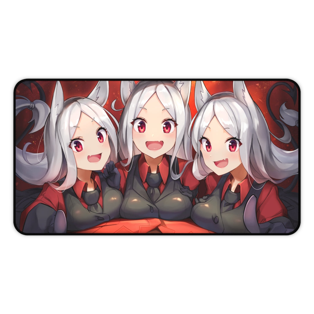 Cerberus Uniform Desk Mat - Large Helltaker Mousepad - Gaming Playmat