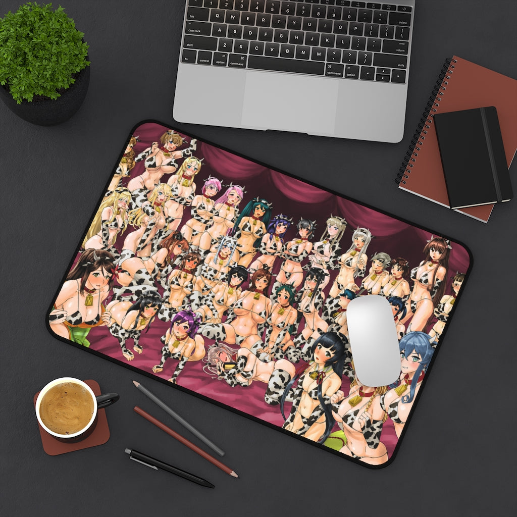 Kantai Collection Mousepad - Cow Girls Large Desk Mat - Gaming Playmat