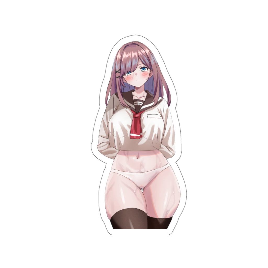 Autocollant imperméable Nijisanji Sexy Vtuber Suzuhara Lulu - Autocollant en vinyle Ecchi