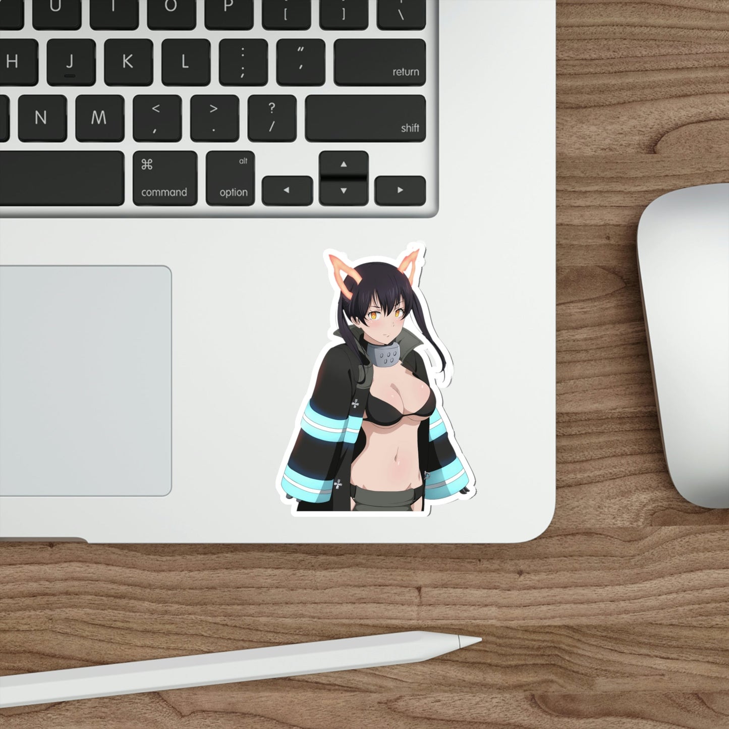 Sexy Tamaki Fire Force Waterproof Sticker - Weatherproof Vinyl Car Decal