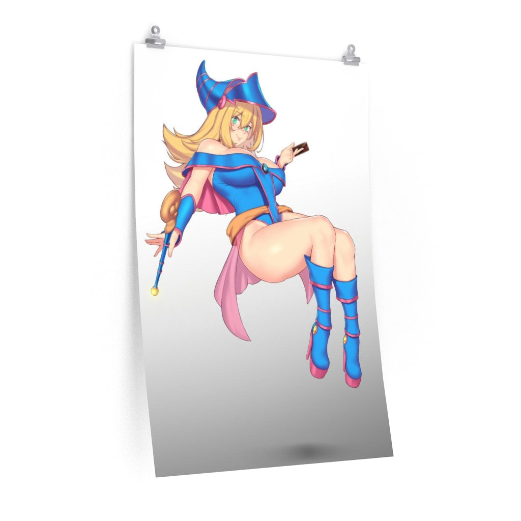 Thicc Dark Magician Girl YuGiOh Ecchi Poster - Lewd Premium Matte Vertical Poster - Adult Wall Art