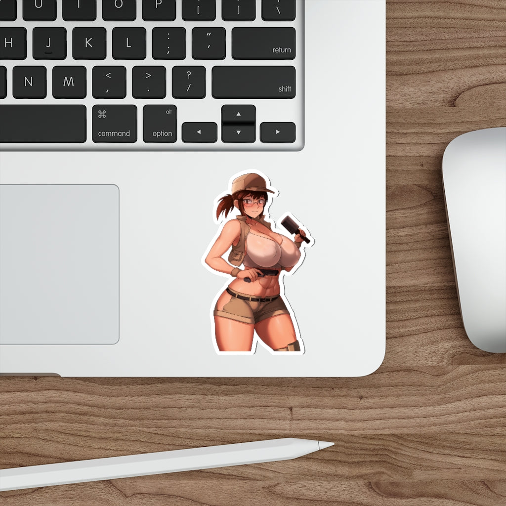 Big Boobs Fio Germi Metal Slug Waterproof Sticker - Ecchi Vinyl Decal