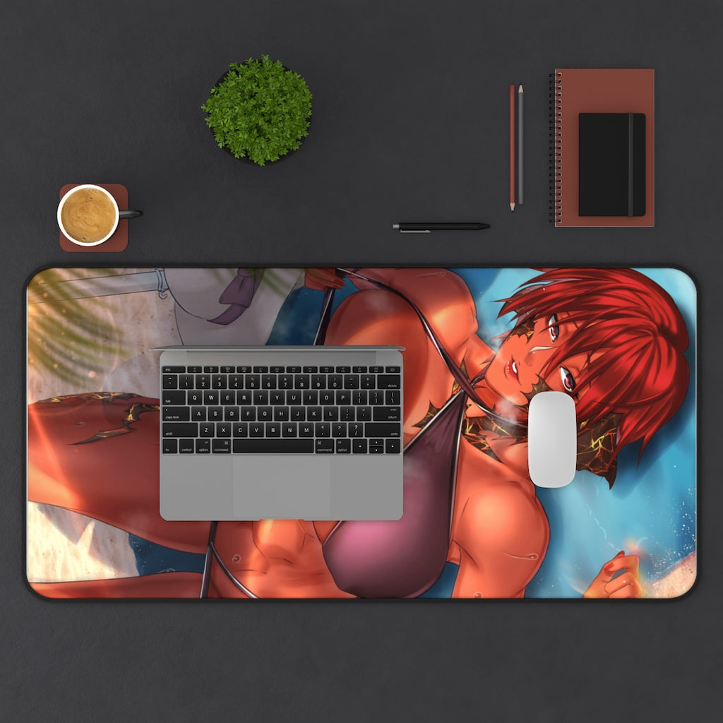 Sexy Bikini Au'ra Final Fantasy 14 Mousepad - Non Slip Gaming Desk Mat