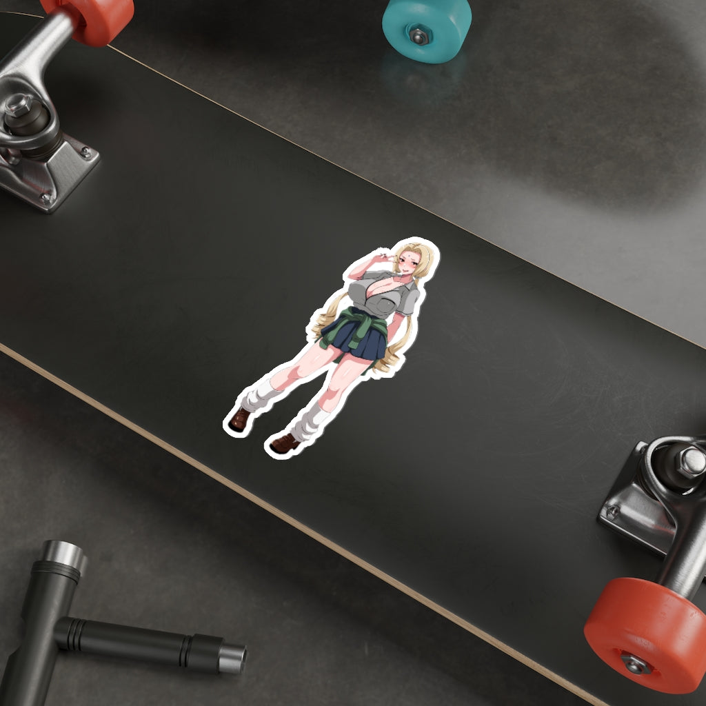 Tsunade Naruto Sexy Seifuku Waterproof Sticker - Ecchi Vinyl Decal