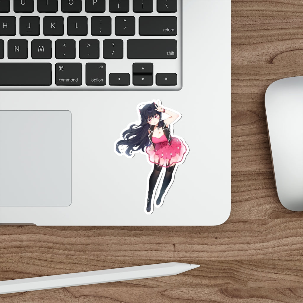 Elsword Neko Waifu Lolita Ara Haan Waterproof Sticker - Ecchi Vinyl Decal