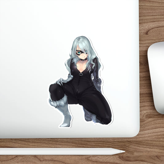 Black Cat Waterproof Sticker - Ecchi Vinyl Decal