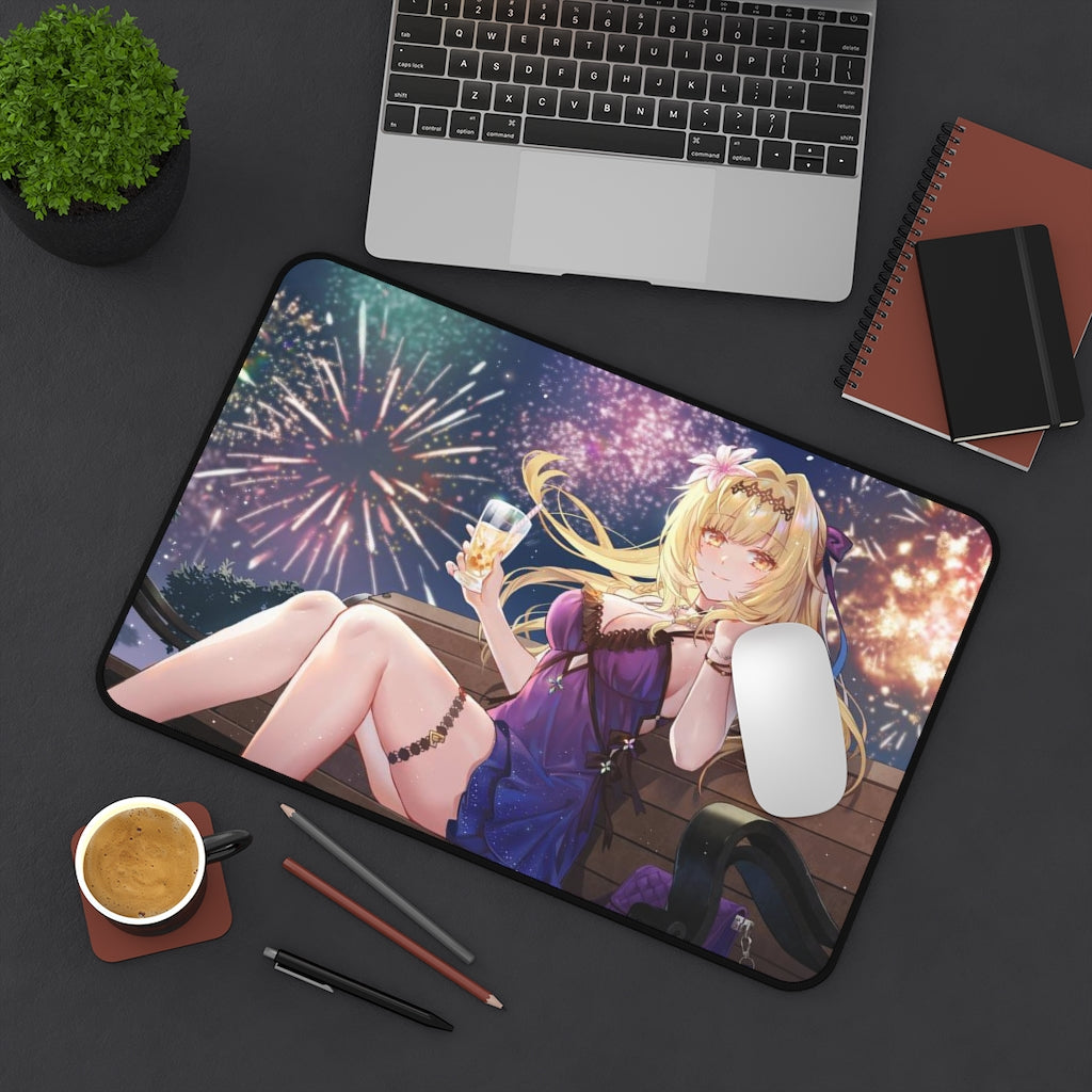 Punishing Gray Raven Mousepad - Sexy Bianca Gaming Desk Mat - Gamer Playmat