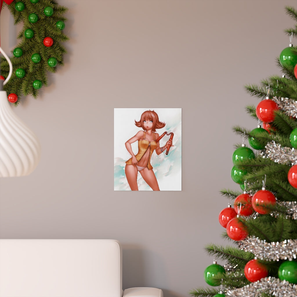 Selphie Tilmitt Final Fantasy 8 Poster - Lewd Premium Matte Vertical Poster - Adult Wall Art