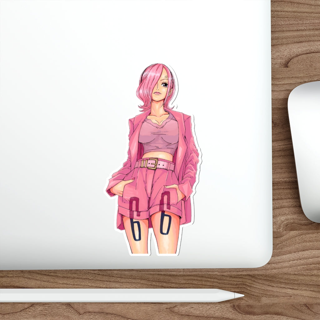 Vinsmoke Reiju One Piece Waterproof Sticker - Ecchi Vinyl Decal