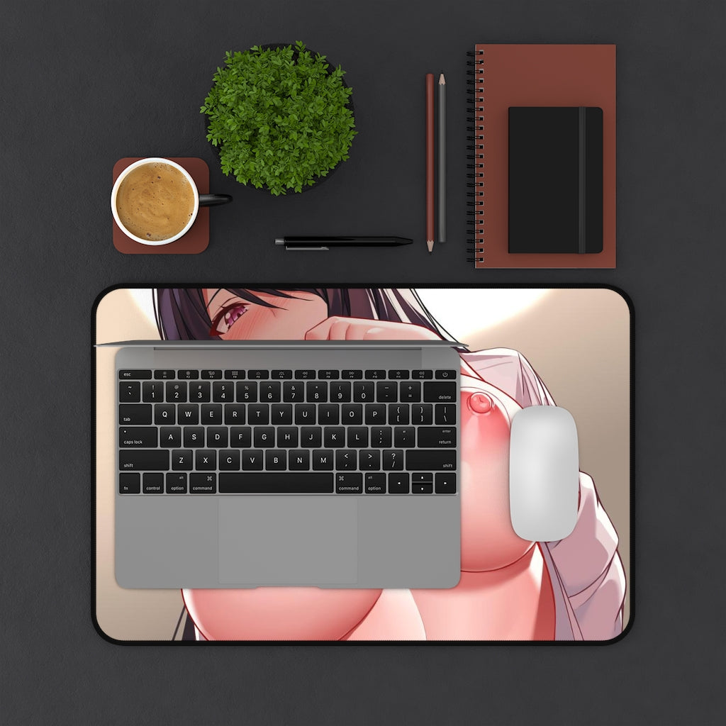 Sexy Anime Mousepad Thick Waifu - Boobs Desk Mat - Big Gaming Mouse Pad - MTG Playmat