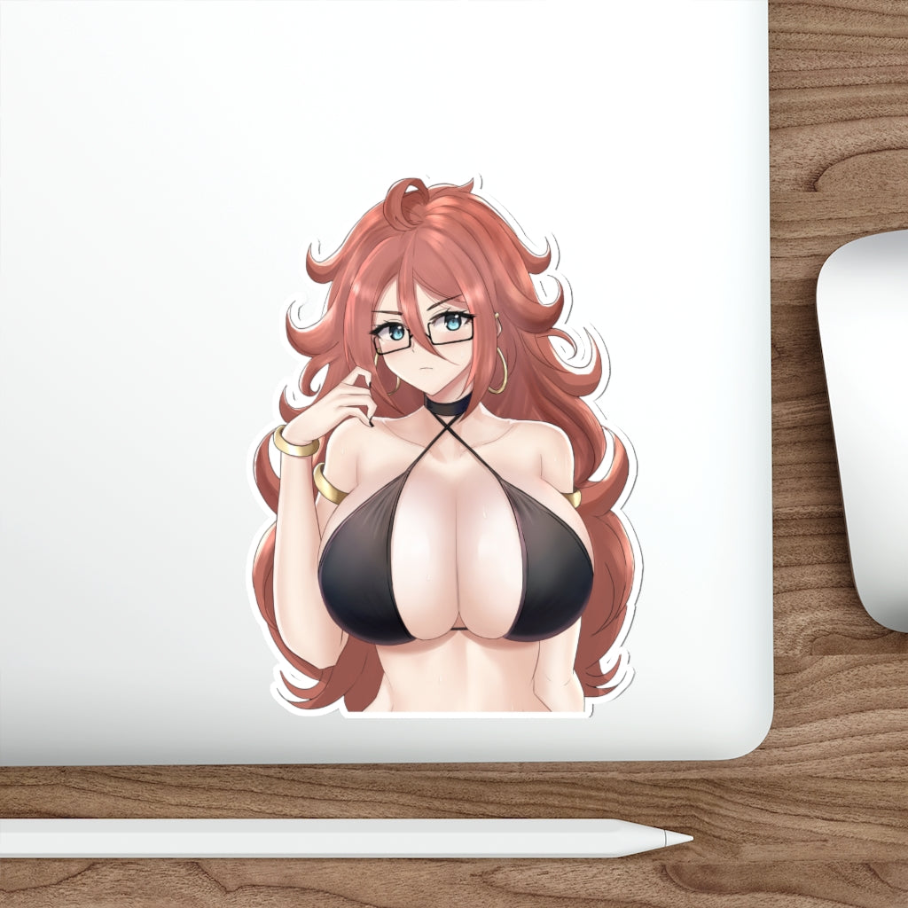 Android 21 Dragon Ball Big Bikini Tits Waterproof Sticker - Ecchi Vinyl Decal