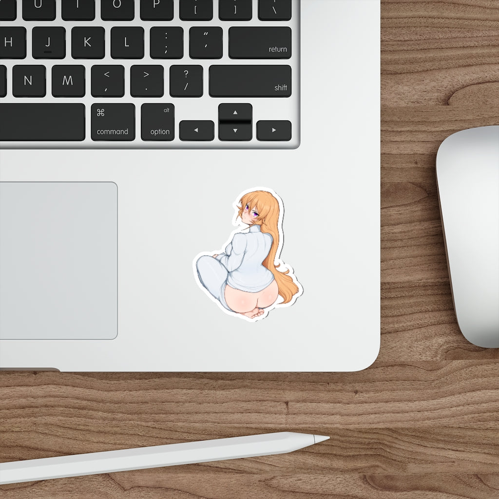 Food Wars Erina Nakiri Thick Butt Waterproof Sticker - Ecchi Vinyl Decal