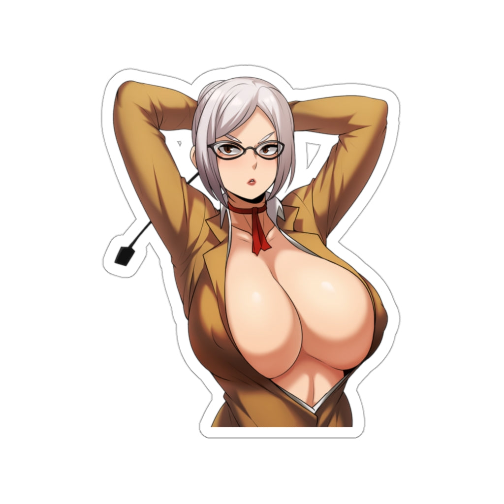 Huge Boobs Meiko Shiraki Prison School Waterproof Sticker - Ecchi Vinyl Decal