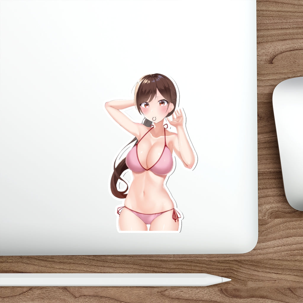 Rent a Girlfriend Sexy Bikini Chizuru Mizuhara Waterproof Sticker - Ecchi Vinyl Decal