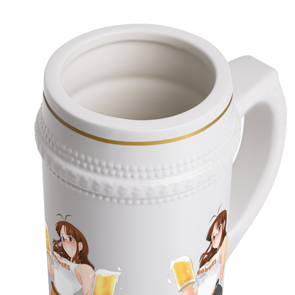 Beer Stein Mug - Sexy Gift for Beer Lover - Akizuki Ritsuko iDOLM@STER Hooters