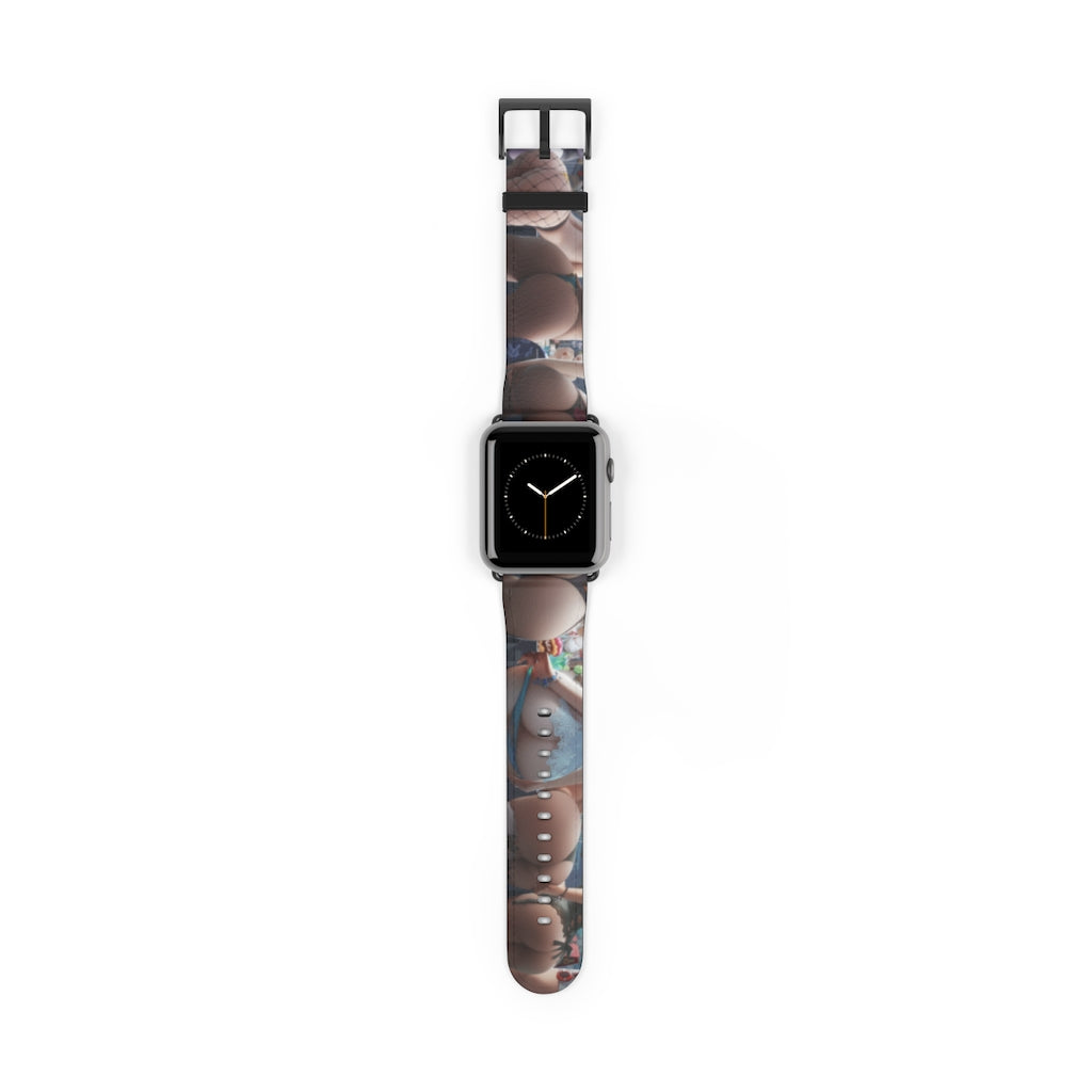 Apple Watch Band 38 mm and 42 mm - Overwatch Butts Lewd Leather Apple Watch Band