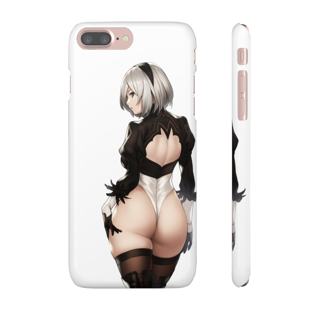 2B Anime Phone Case - Nier Automata Kawaii Aesthetic Snap Case