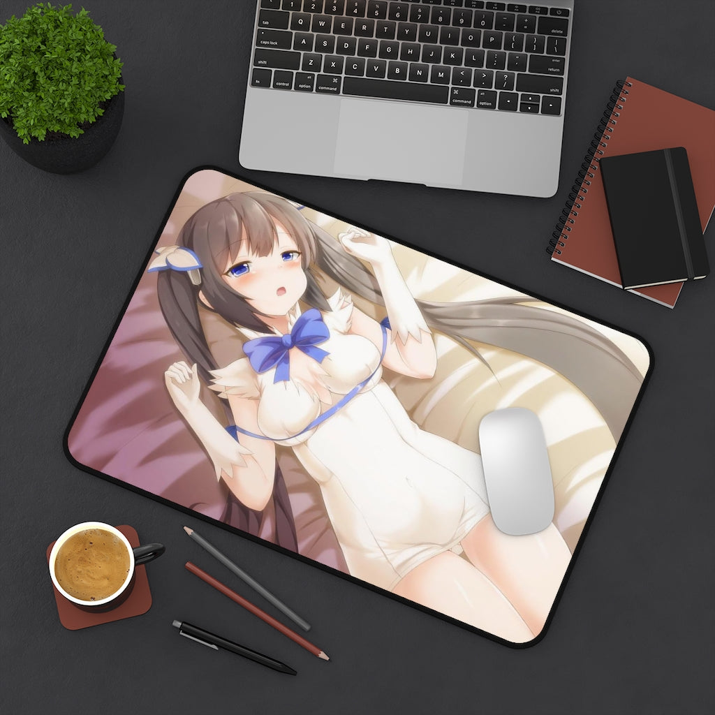 Danmachi Sexy Mousepad - Kawaii Hestia Anime Desk Mat - Ecchi Playmat - Is It Wrong To Try To Pick Up Girls In A Dungeon