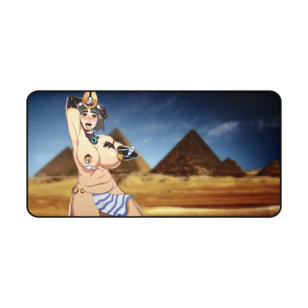 Sexy Menace Queen's Blade Pyramids Desk Mat - Non Slip Mousepad