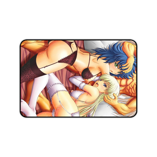 Dark Schneider Kai Harn and Sean Ari Bastard Hentai Desk Mat - Ecchi Mousepad - Adult Playmat