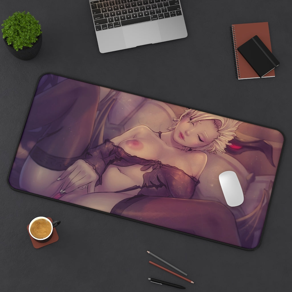 Hentai Castanic Tera Online Desk Mat - Sexy Anime Girl Mousepad - Gaming Playmat