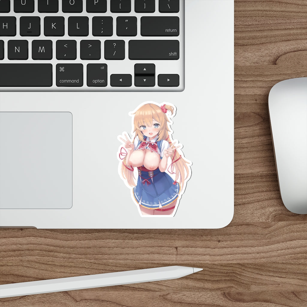 Hololive Akai Haato Waterproof Sticker - Ecchi Vinyl Decal