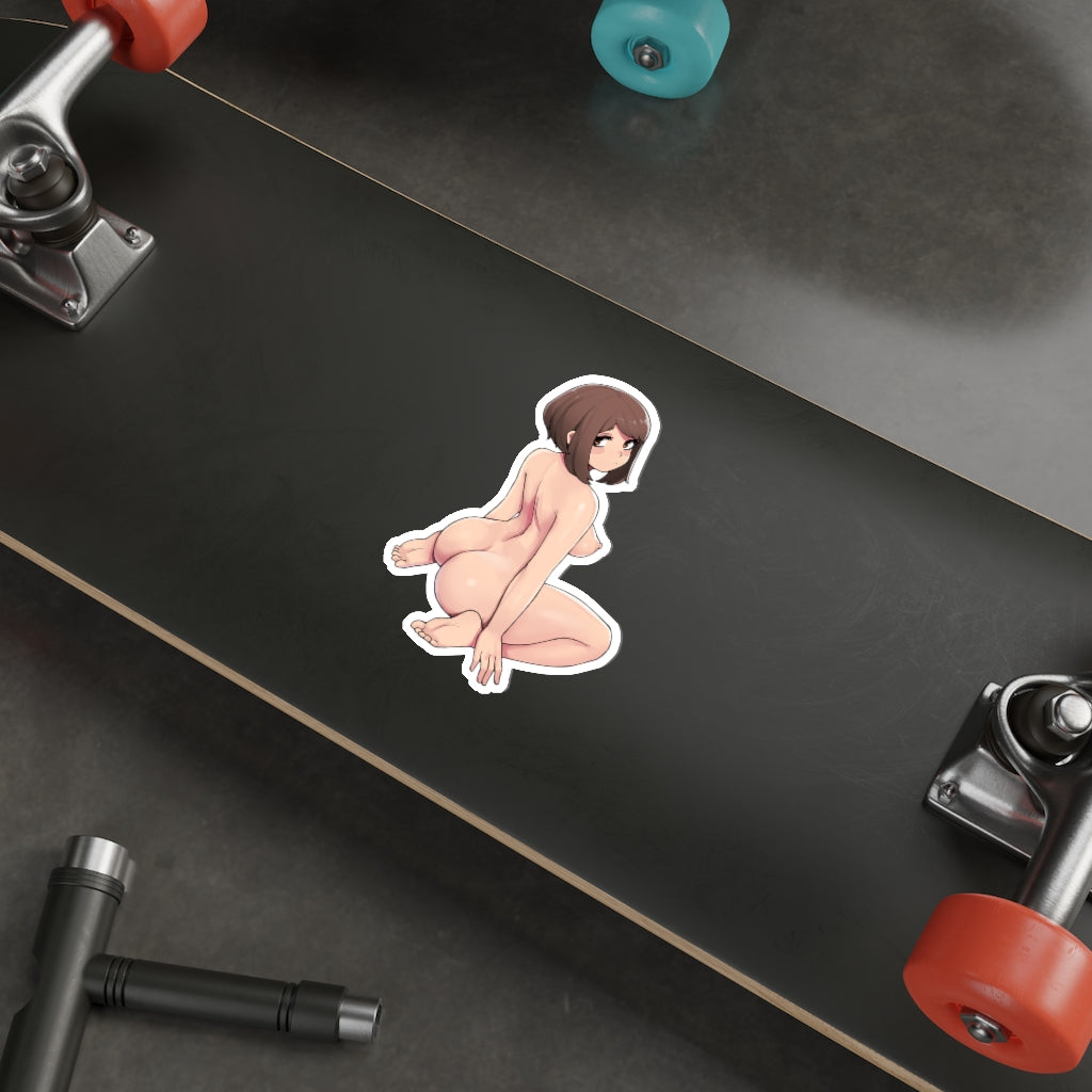 Naked Urara Ochako Waterproof Sticker - Ecchi Anime My Hero Academia Vinyl Car Decal