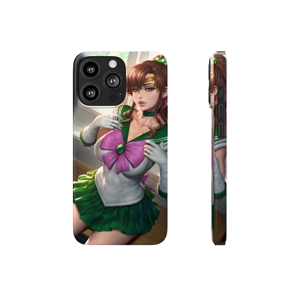 iPhone 13 Case - iPhone 12 Case - Sailor Jupiter Anime Phone Case - Sailor Moon Phone Case
