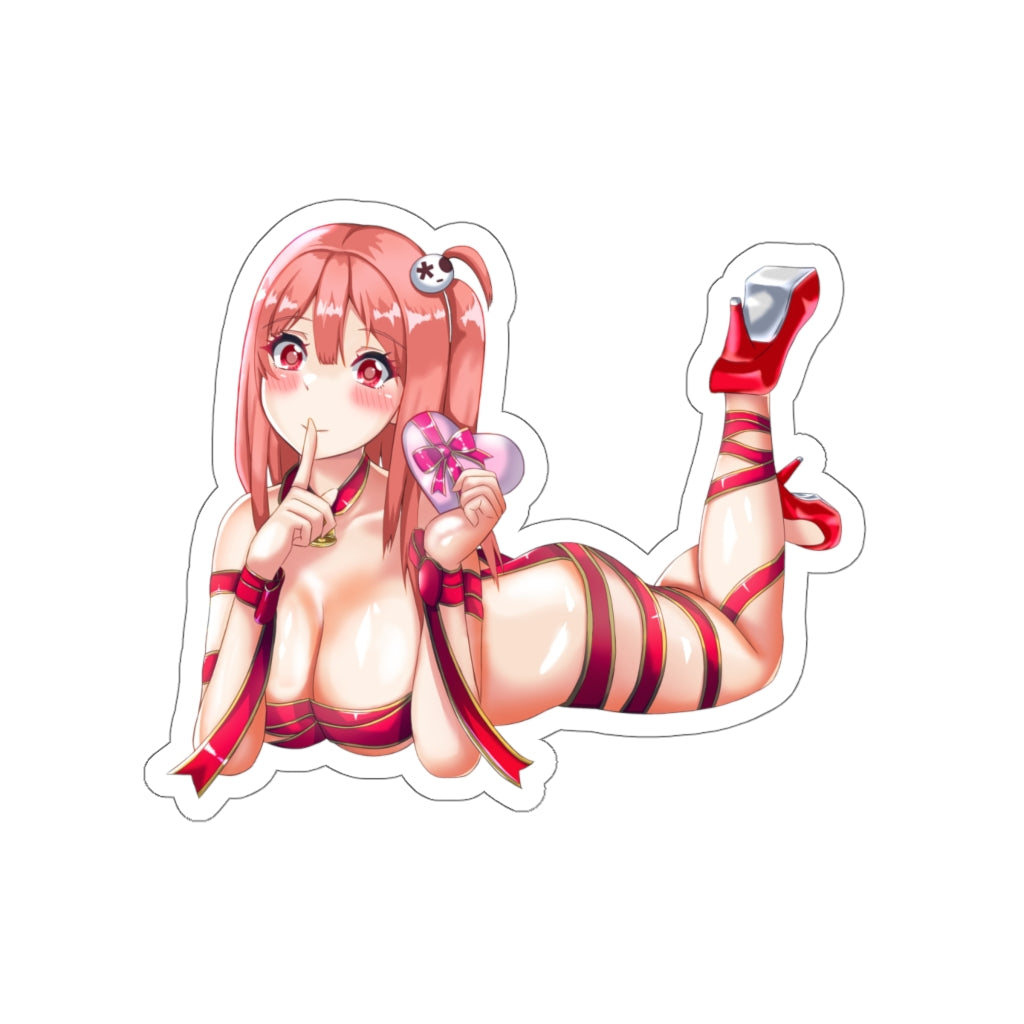 Honoka DOA Sexy Present Waterproof Sticker - Ecchi Vinyl Decal