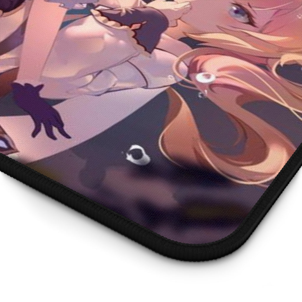 Genshin Impact Sexy Mousepad - Keqing and Barbara Ecchi Desk Mat - Gaming Playmat