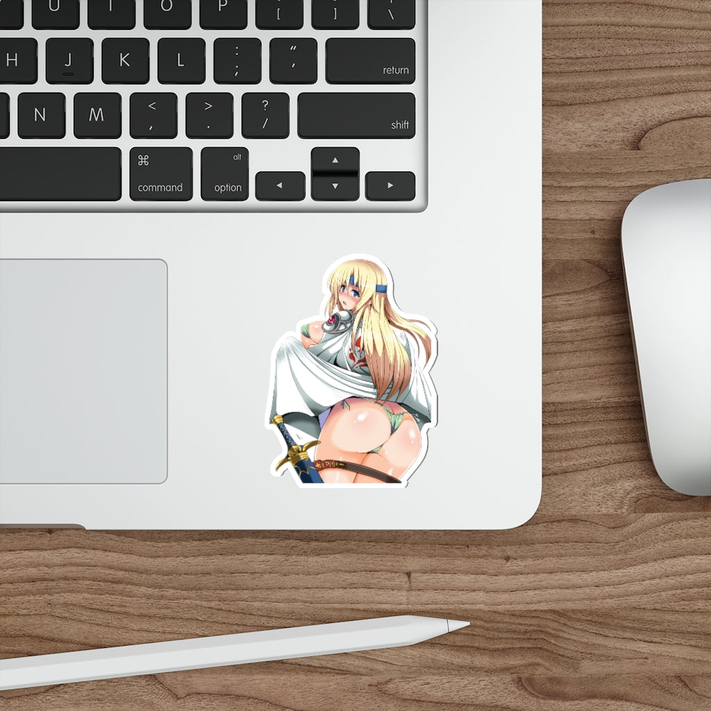 Final Fantasy 6 Huge Ass Celes Chere Waterproof Sticker - Ecchi Vinyl Decal