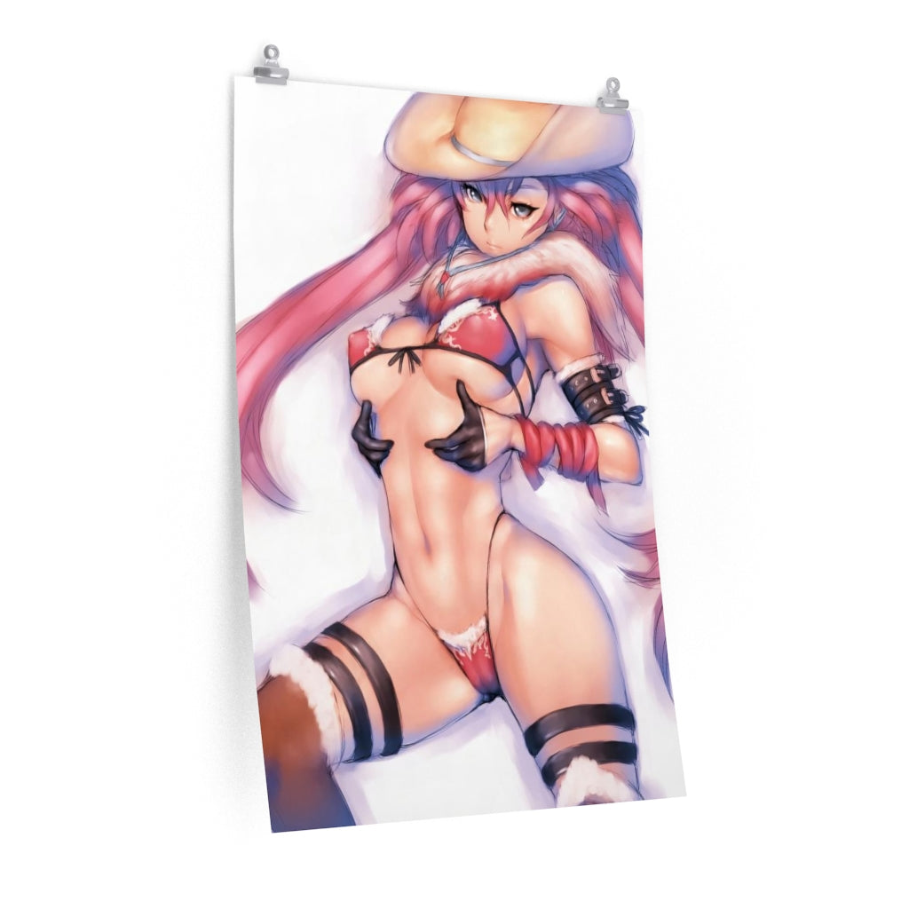 Affiche Kagura Oneechanbara - Affiche verticale mate de qualité supérieure - Art mural pour adulte