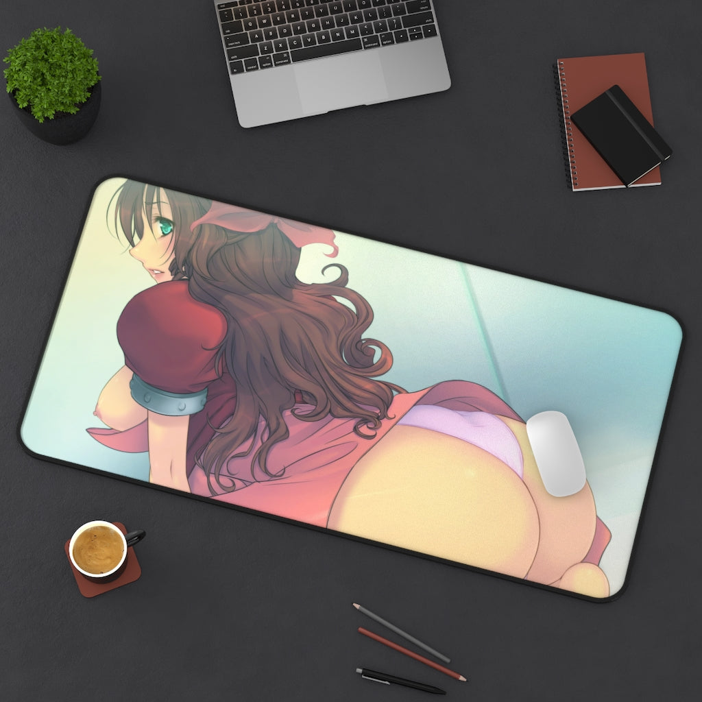 Final Fantasy 7 Aerith Sexy Thick Butt Desk Mat - Non Slip Mousepad