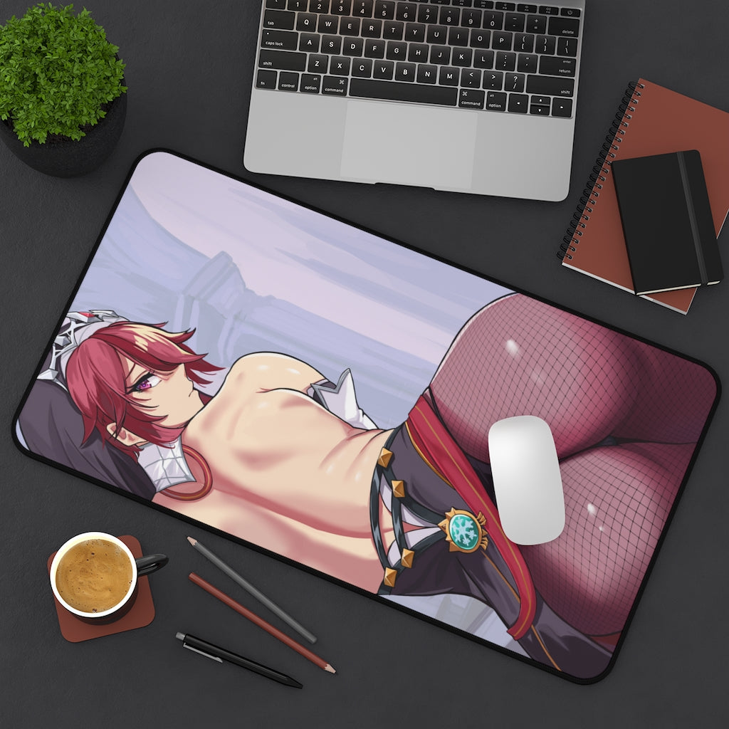 Genshin Impact Rosaria Sexy Butt Desk Mat - Non Slip Mousepad