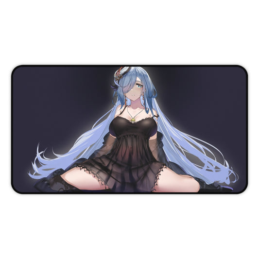 Shenhe Sexy Night Gown Genshin Impact Desk Mat - Non Slip Gaming Mousepad