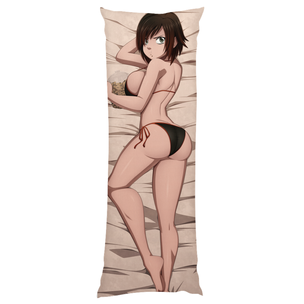 RWBY Anime Body Pillow - Ruby Rose Bikini Ecchi Dakimakura - Waifu Pillow