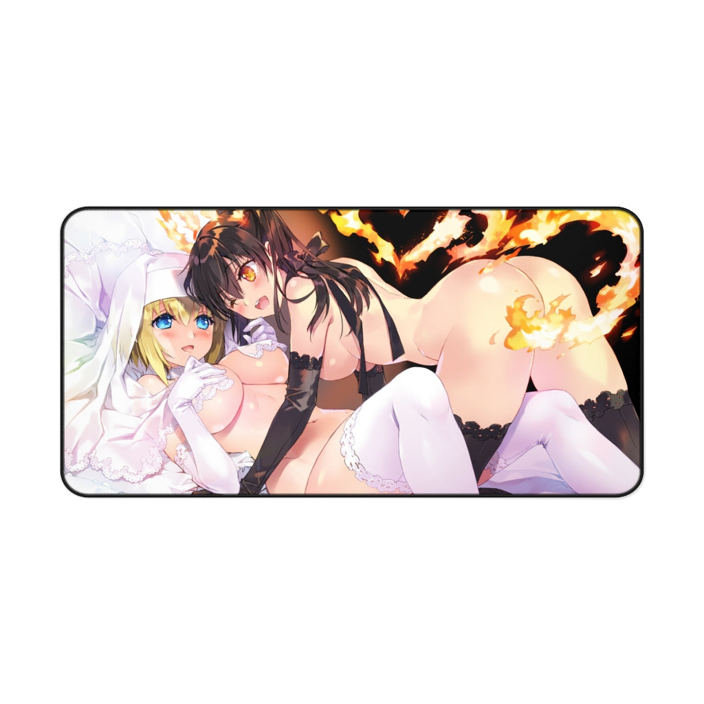 Fire Force Nude Tamaki Kotatsu and Iris Mousepad - Gaming Playmat