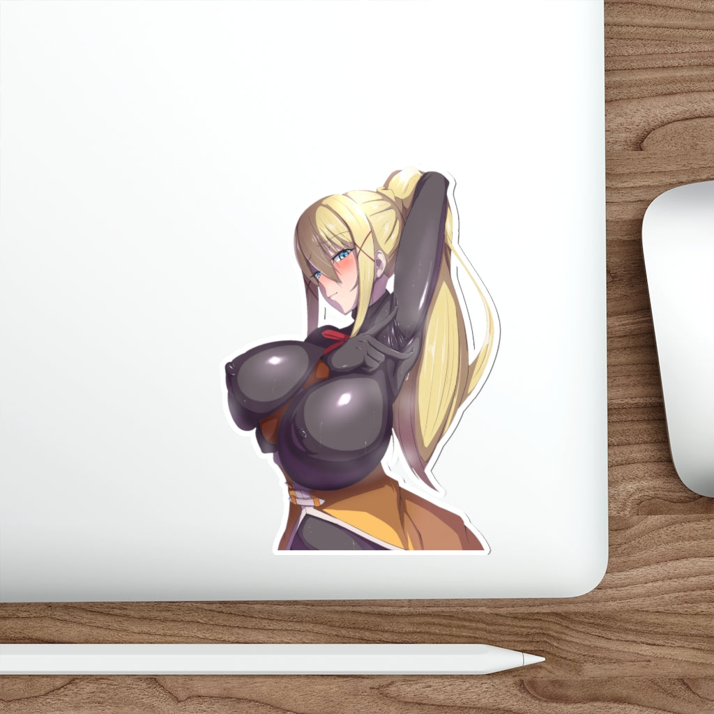 Huge Boobs Darkness KonoSuba Waterproof Sticker - Ecchi Vinyl Decal –  K-Minded