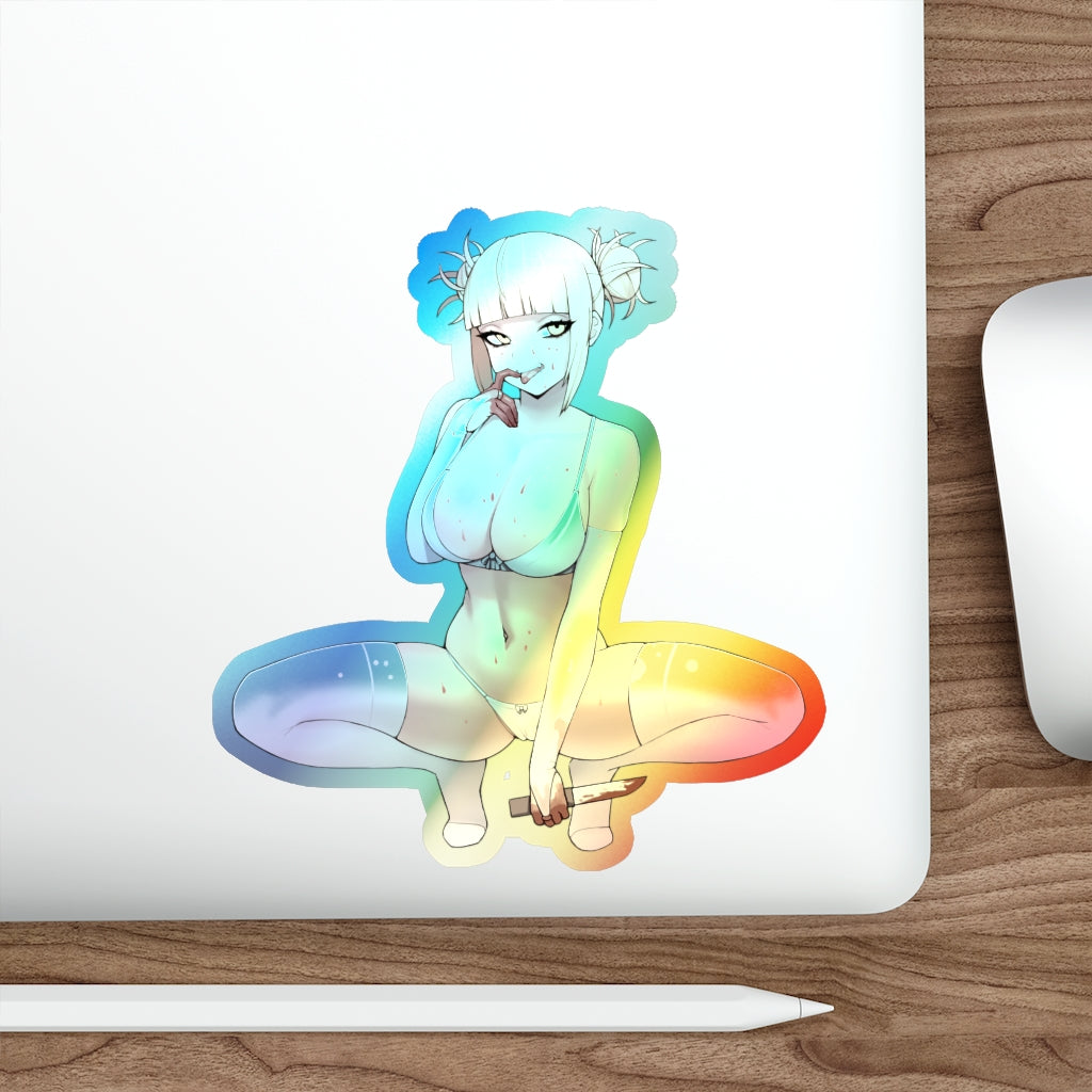 Sexy Himiko Toga Holographic Sticker - Ecchi Vinyl Decal