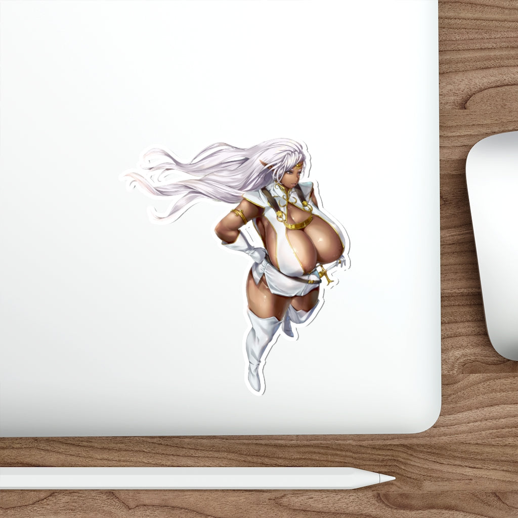 Record of Lodoss War Huge Boobs Pirotess Waterproof Sticker - Ecchi Vinyl Decal