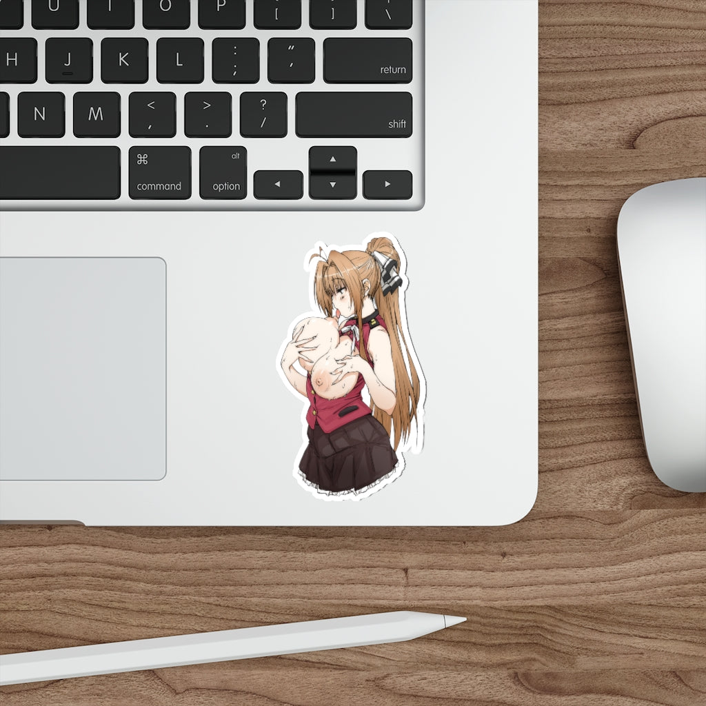 Sento Isuzu Amagi Brilliant Park Hentai Boobs Waterproof Sticker - Ecchi Vinyl Decal