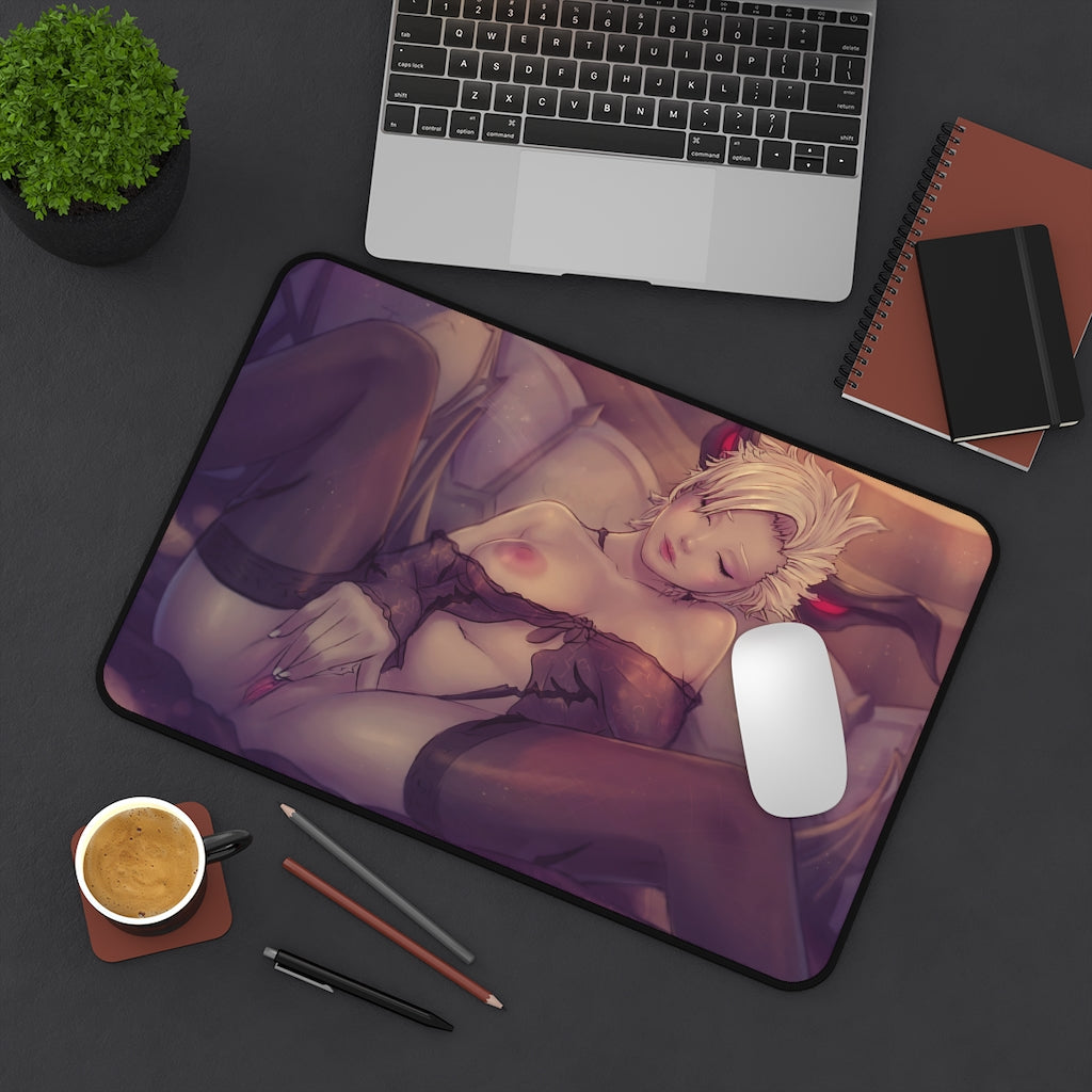 Hentai Castanic Tera Online Desk Mat - Sexy Anime Girl Mousepad - Gaming Playmat