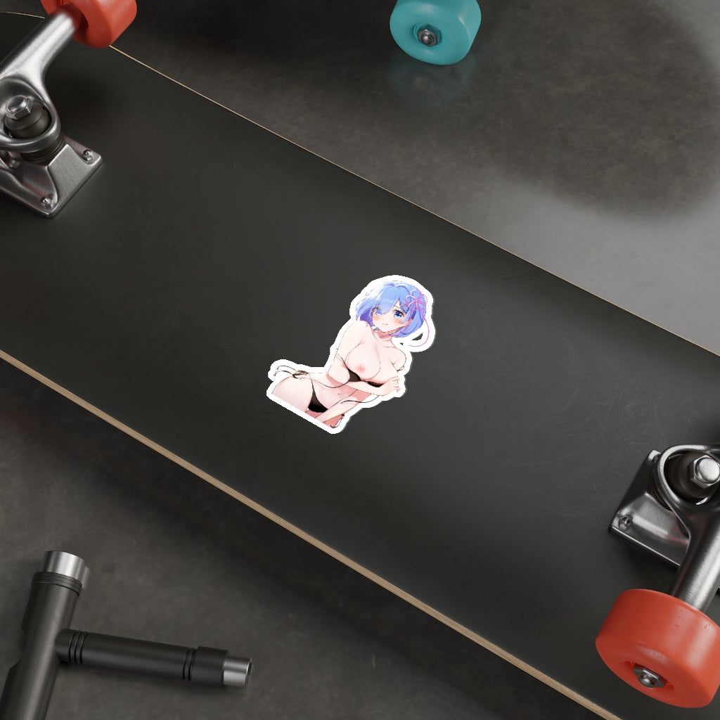 Nude Rem Re Zero Waterproof Sticker - Ecchi Vinyl Decal