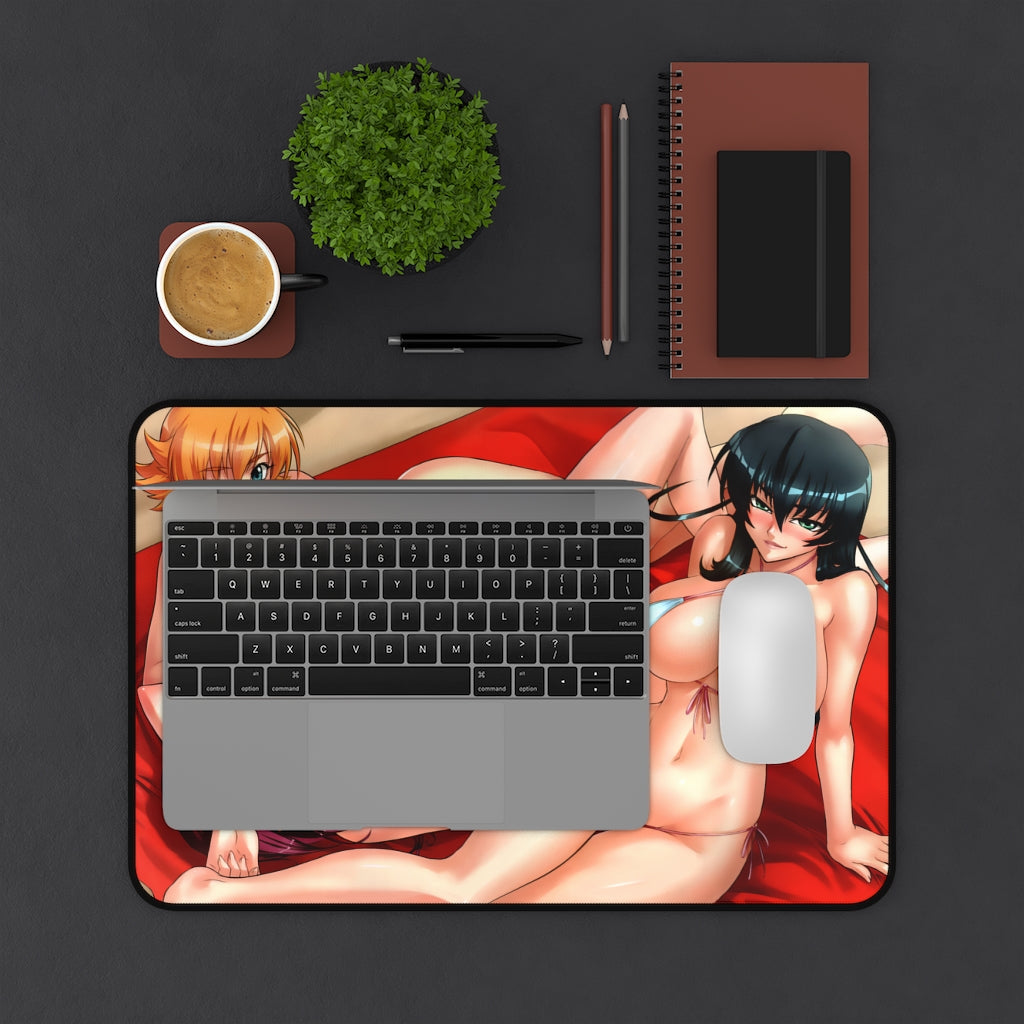 Taimanin Sexy Bikini Waifus Desk Mat - Non Slip Mousepad