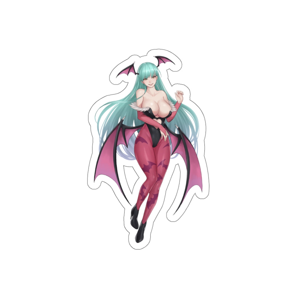 Morrigan Waterproof Vinyl Sticker - Large Ecchi Darkstalkers Decal